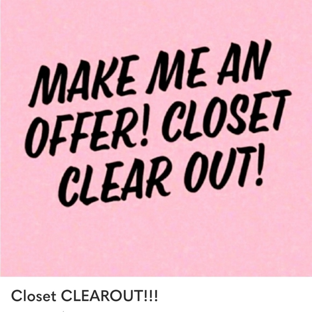 Everything must go!